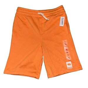 NWT Boys Old Navy Orange Drawstring Shorts w Pockets size XL